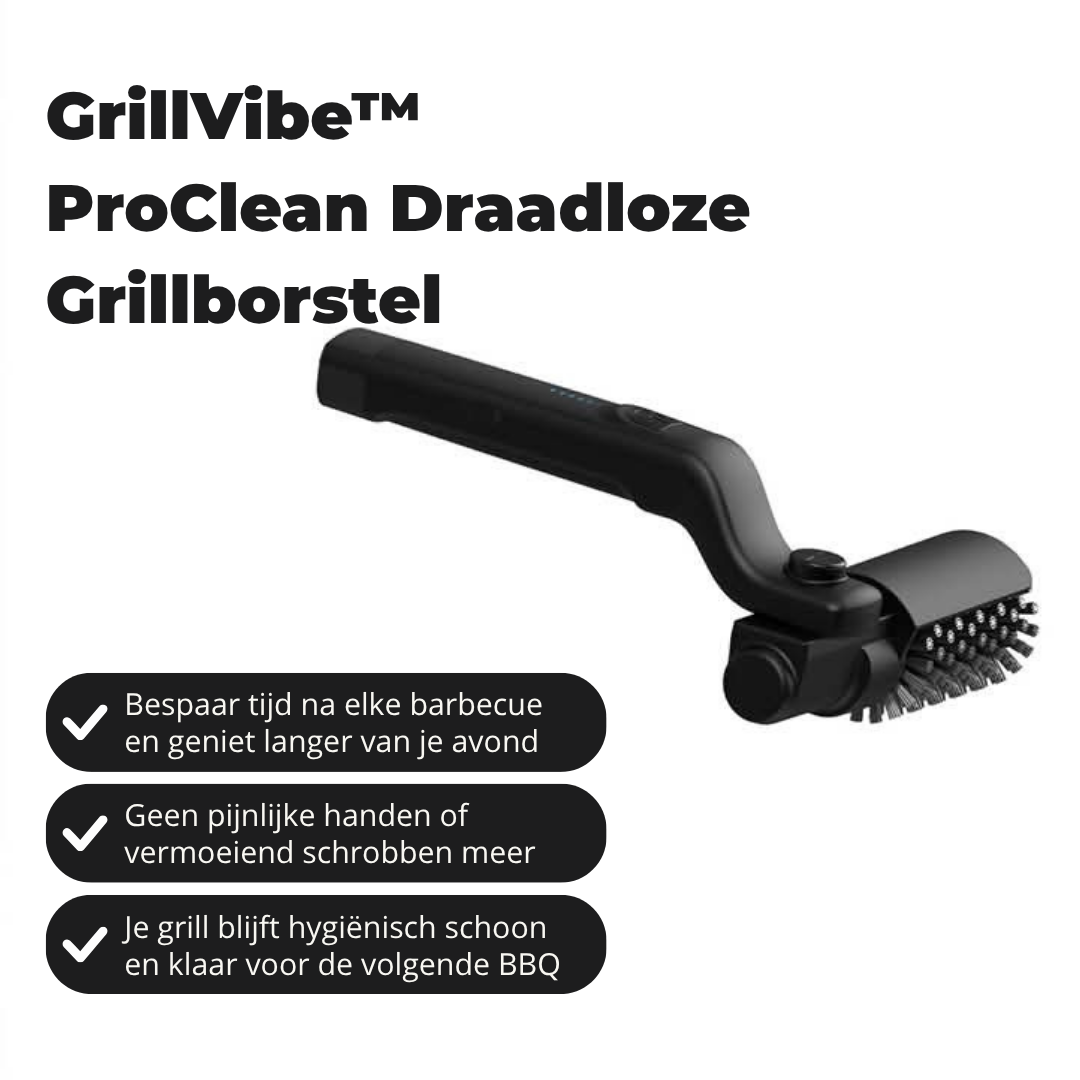 GrillVibe™ ProClean Draadloze Grillborstel